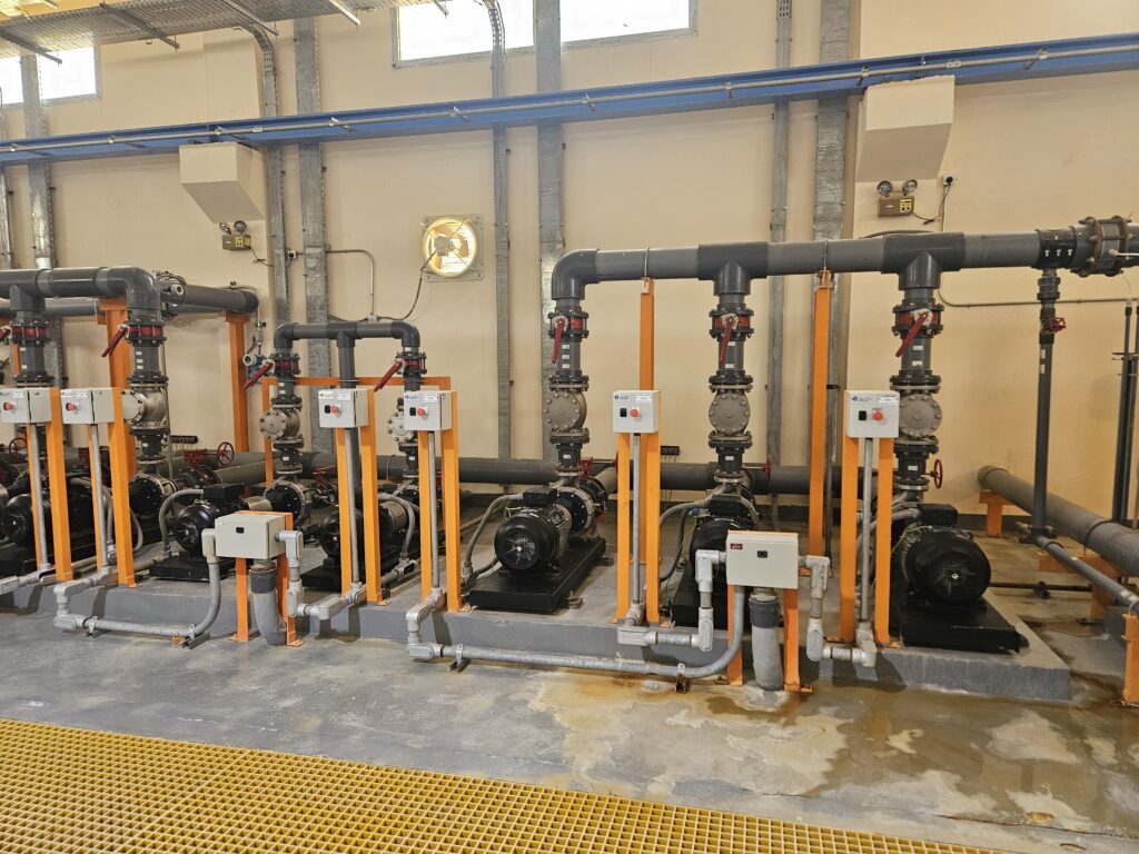 Operation and maintenance of the Al-Ghat purification station